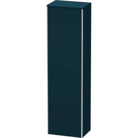 Duravit Xsquare Tall Cabinet Night Blue Satin Matt XS1313R9898